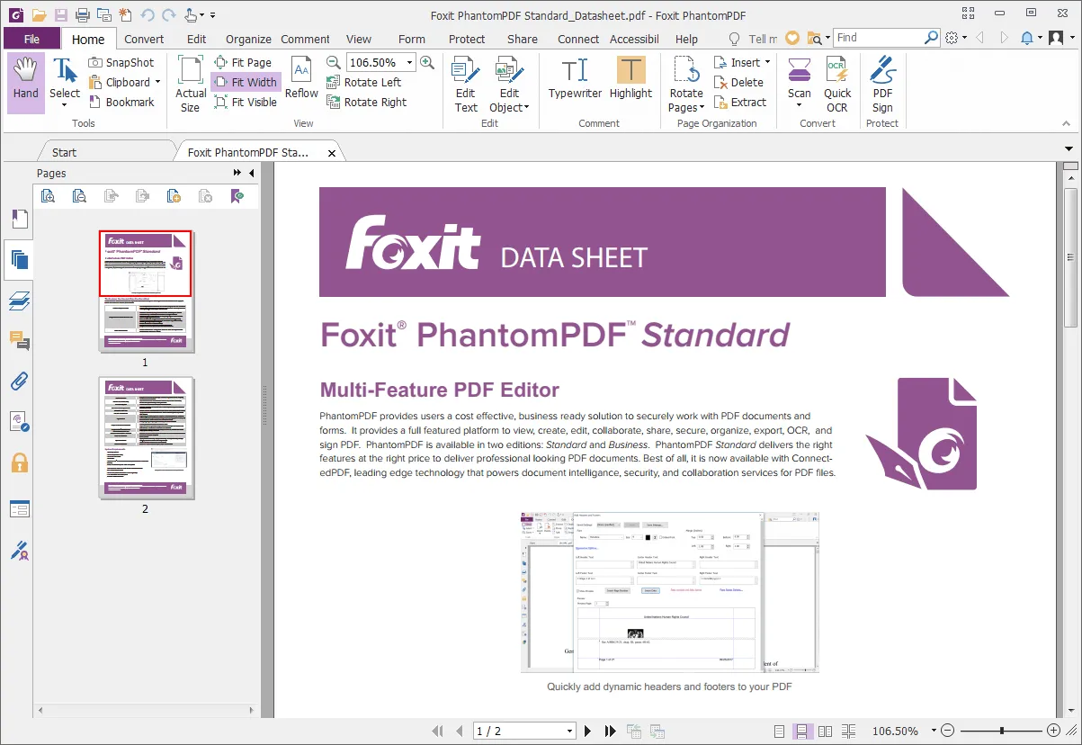 Foxit éditeur de pdf d'IA