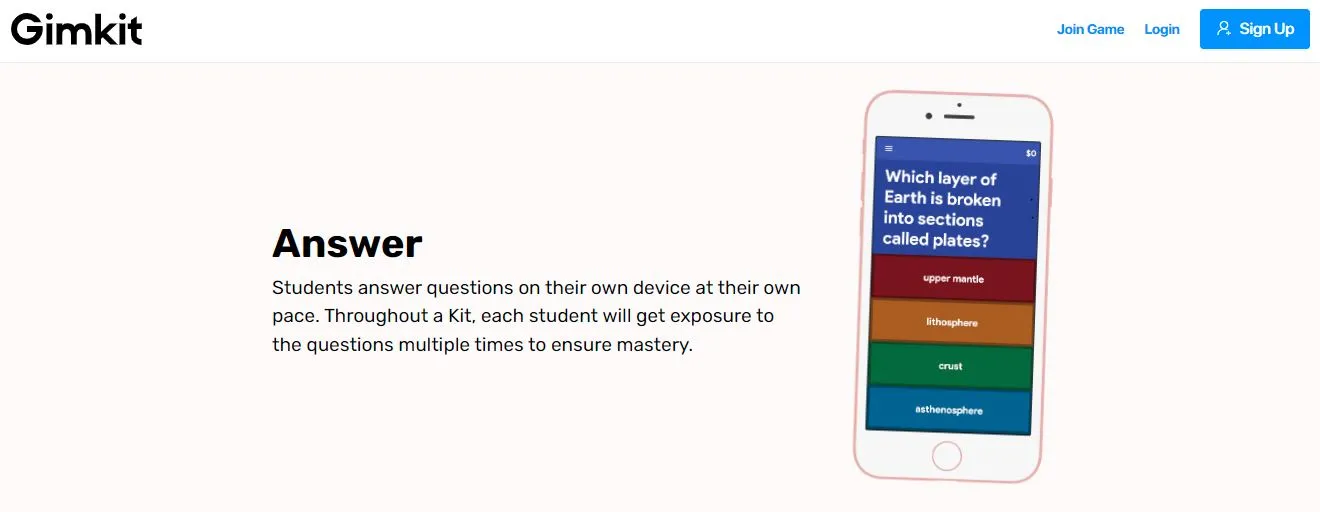 gimkit app for teacher