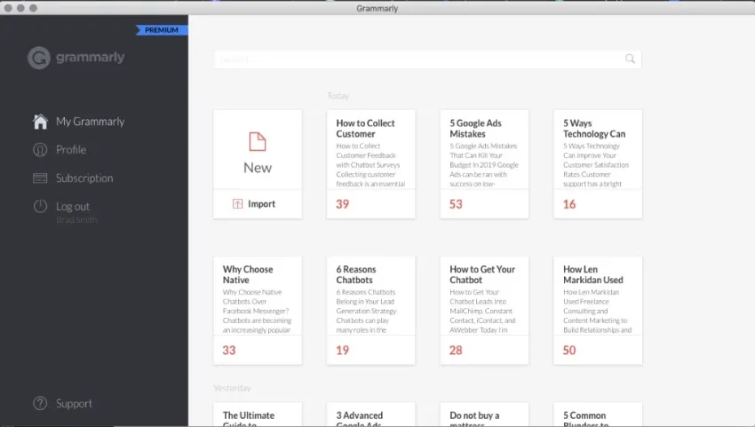grammarly for mac