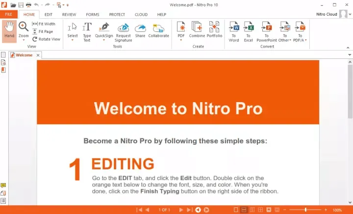 best pdf editor nitro