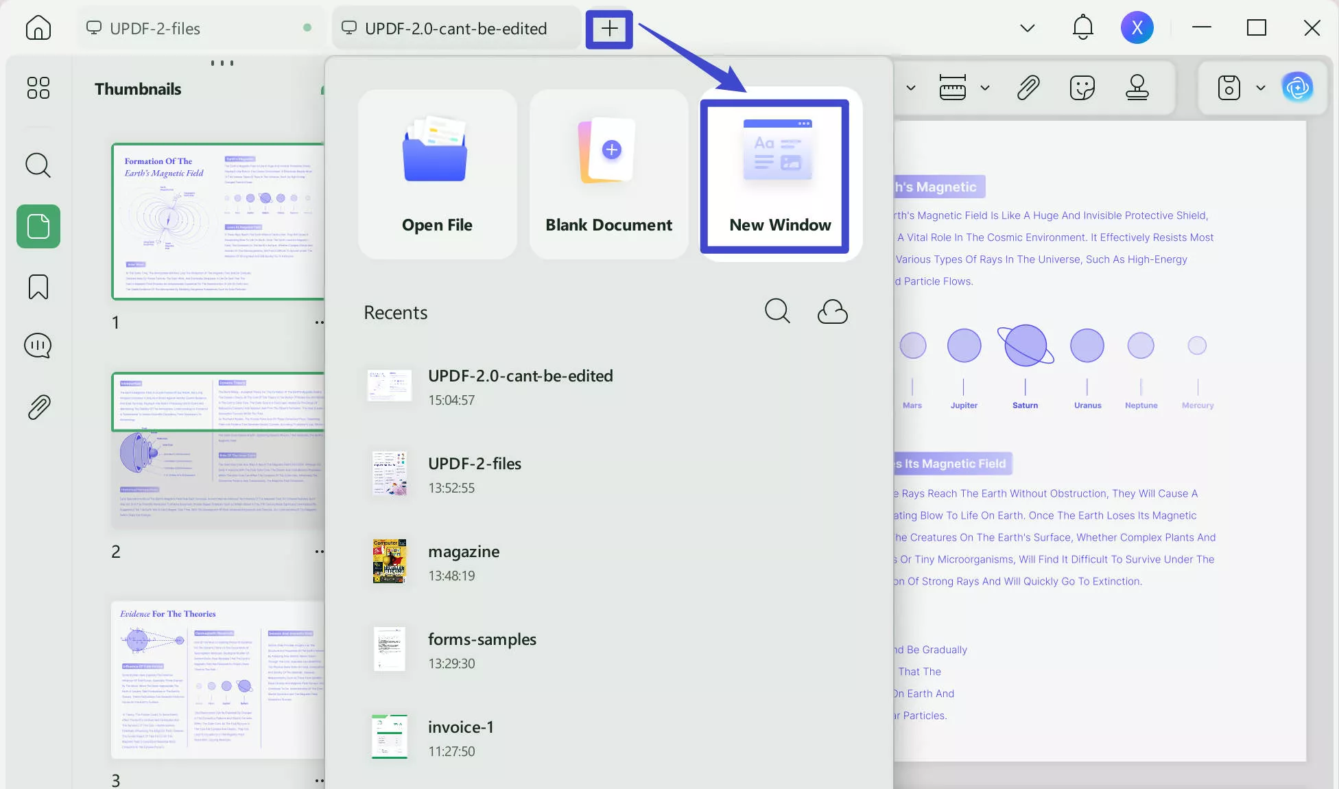 open multiple pdfs at once in different window
