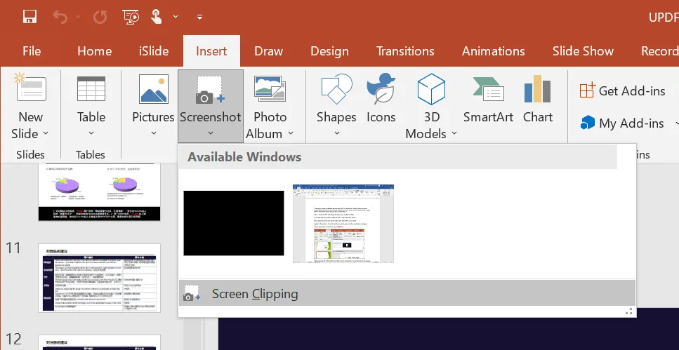 open pdf in powerpoint