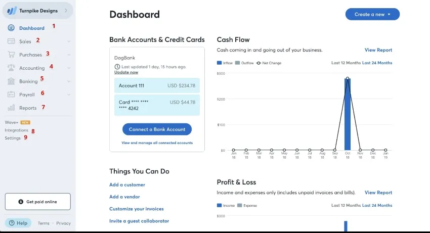 wave finance management app