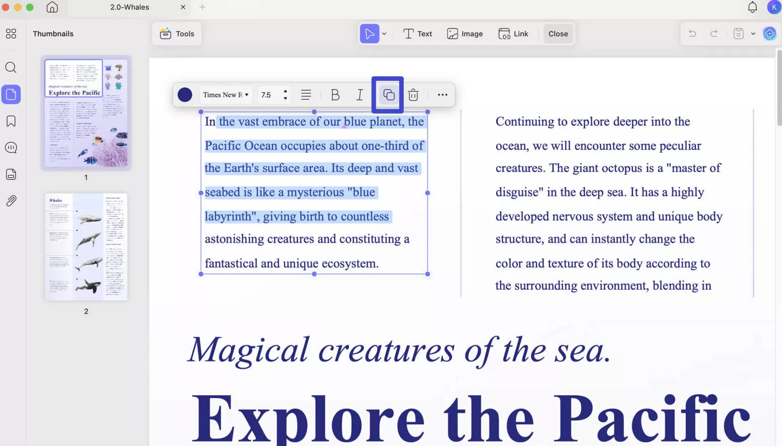 copy text how to edit a locked pdf