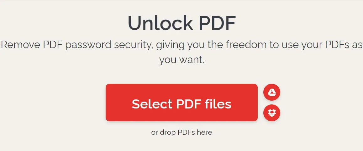 Eliminador de contraseñas de pdf ilovepdf portátil