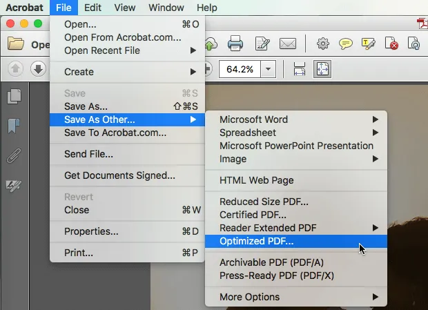 optimizar tamaño pdf con adobe