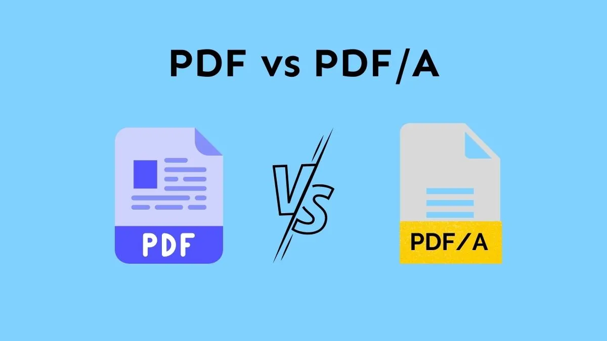PDF vs PDF/A