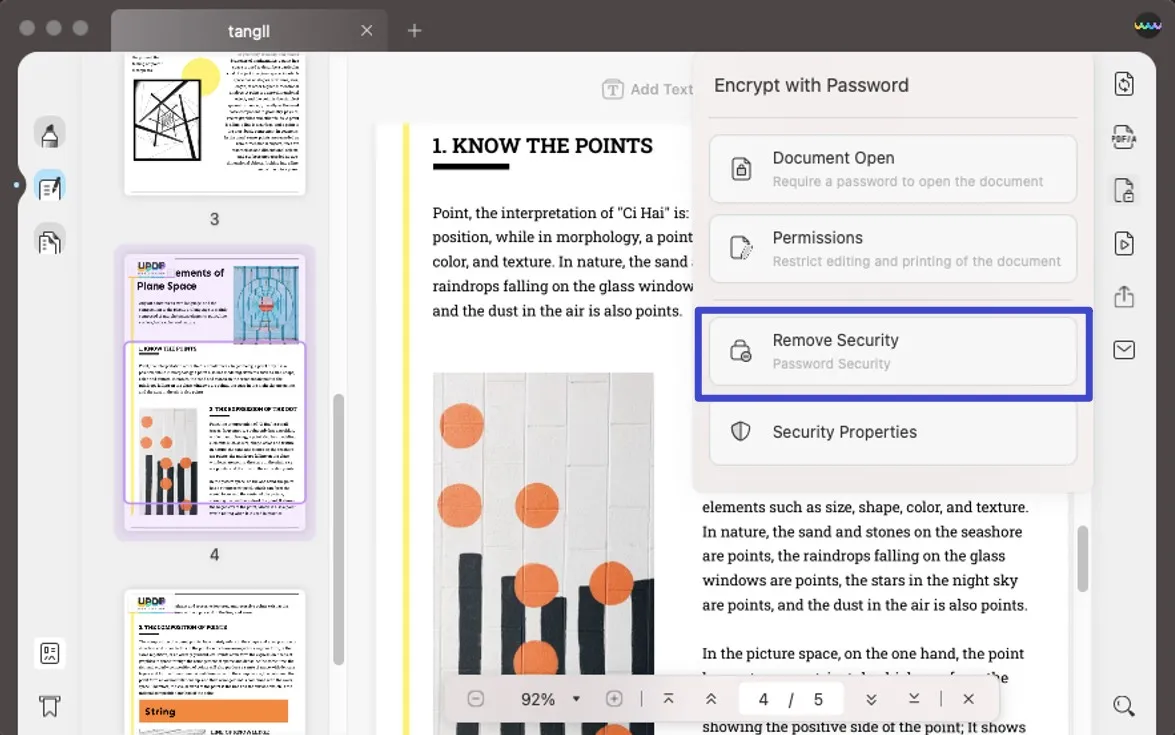 Passwortschutz aus pdf in der Vorschau entfernen