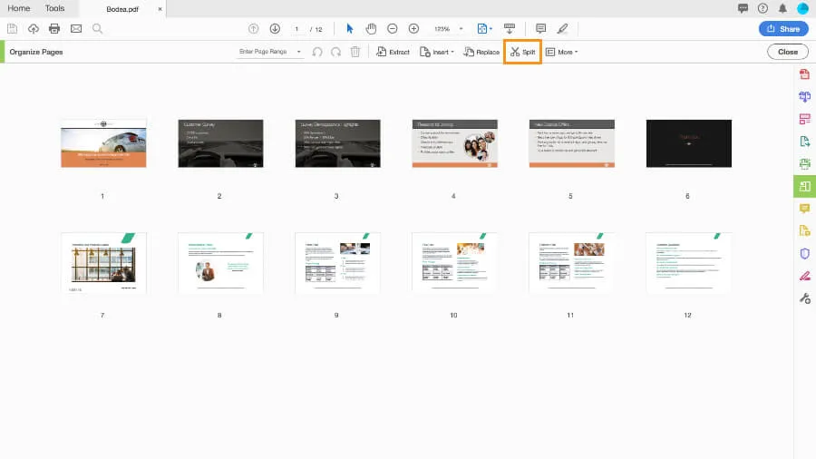 divisor y fusión de pdf para mac