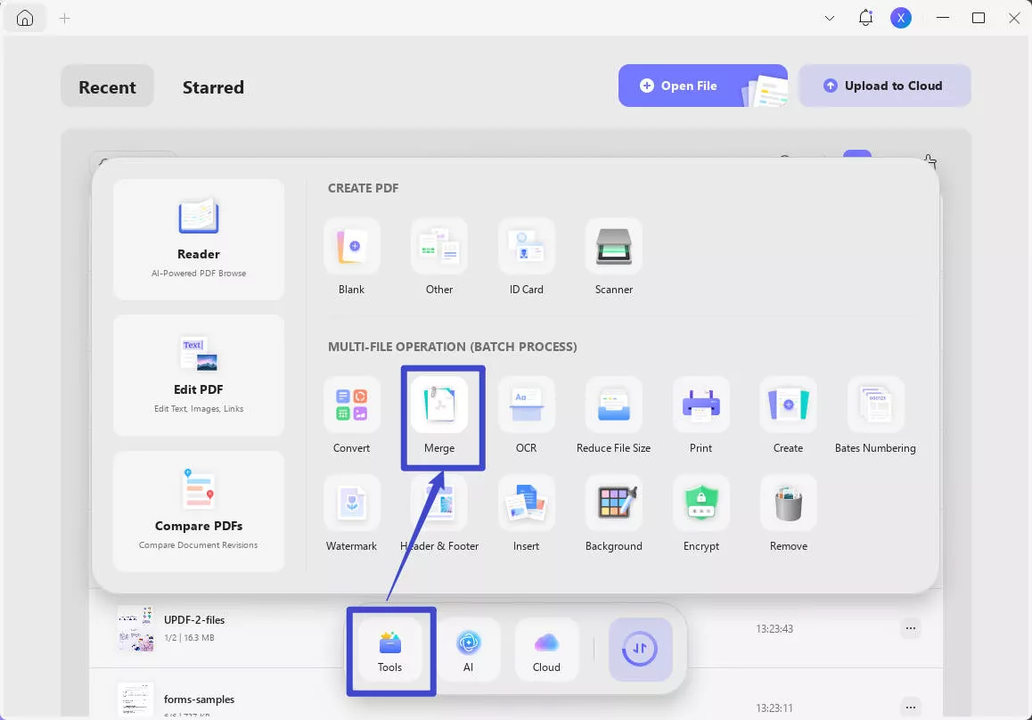 merge pdfs foxit alternative