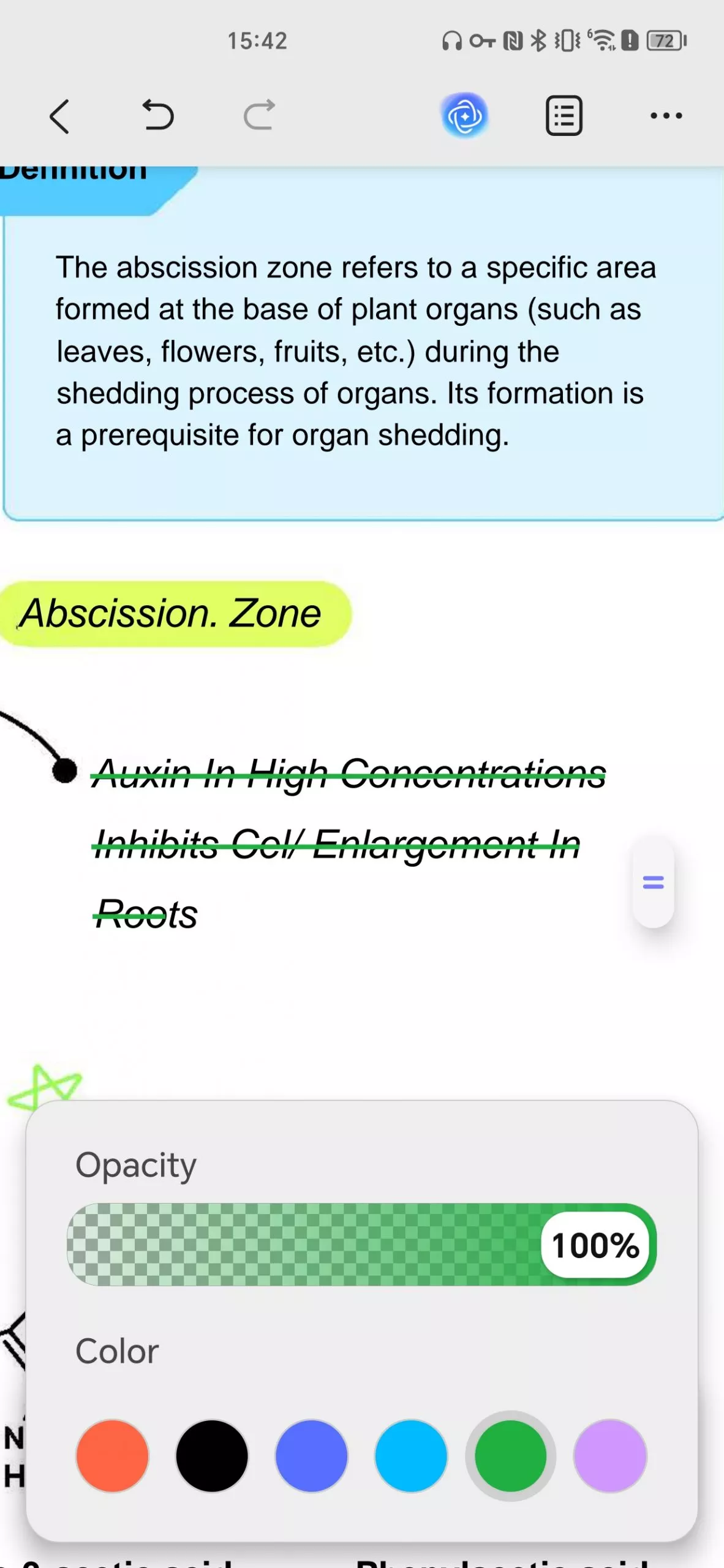 edit the strikethrough