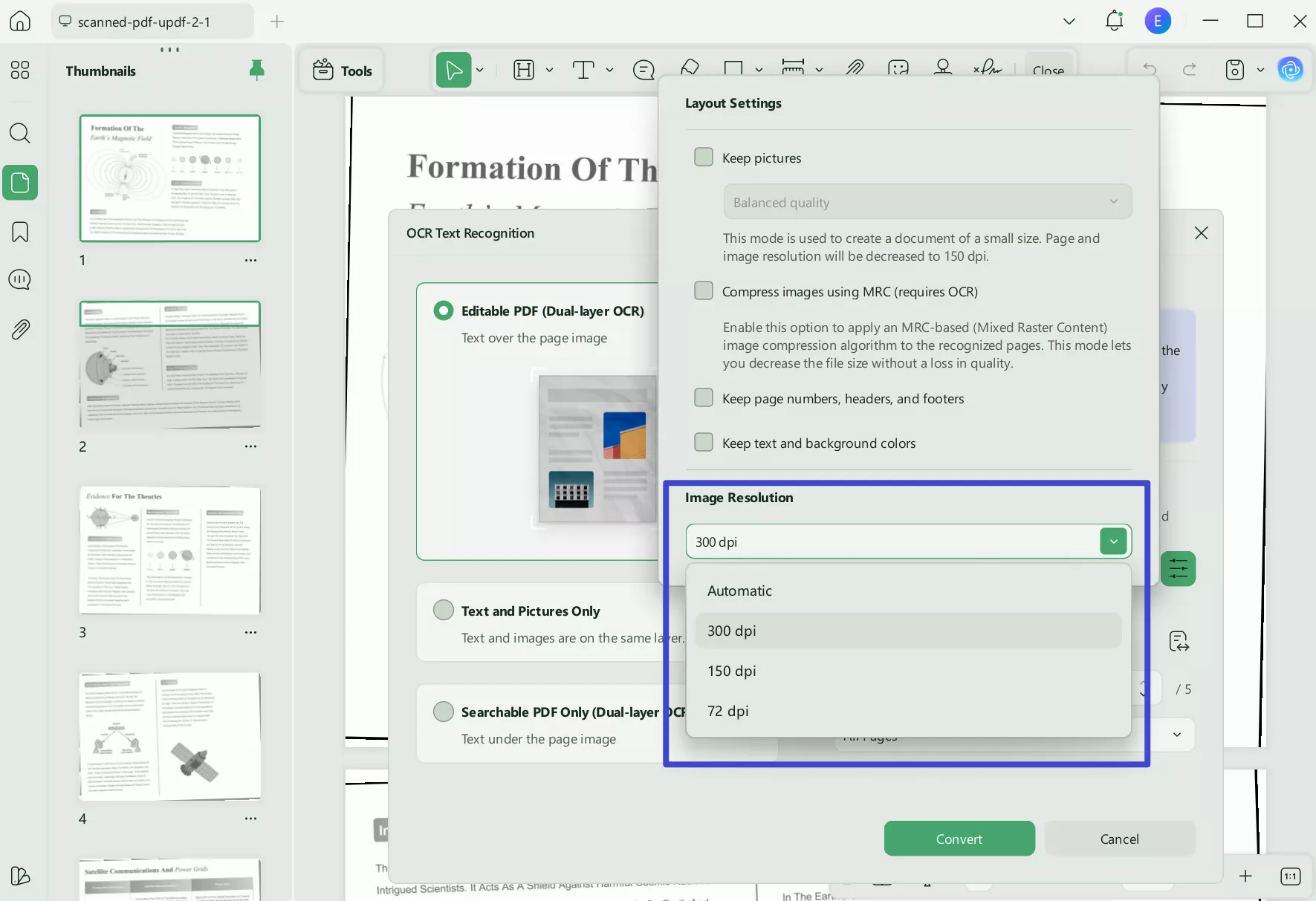 pdf expert text recognition