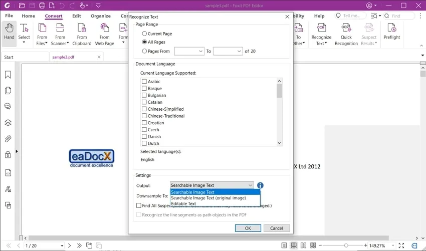 Foxit OCR