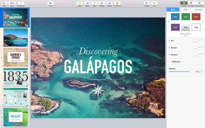 converter PDF para Keynote no Mac