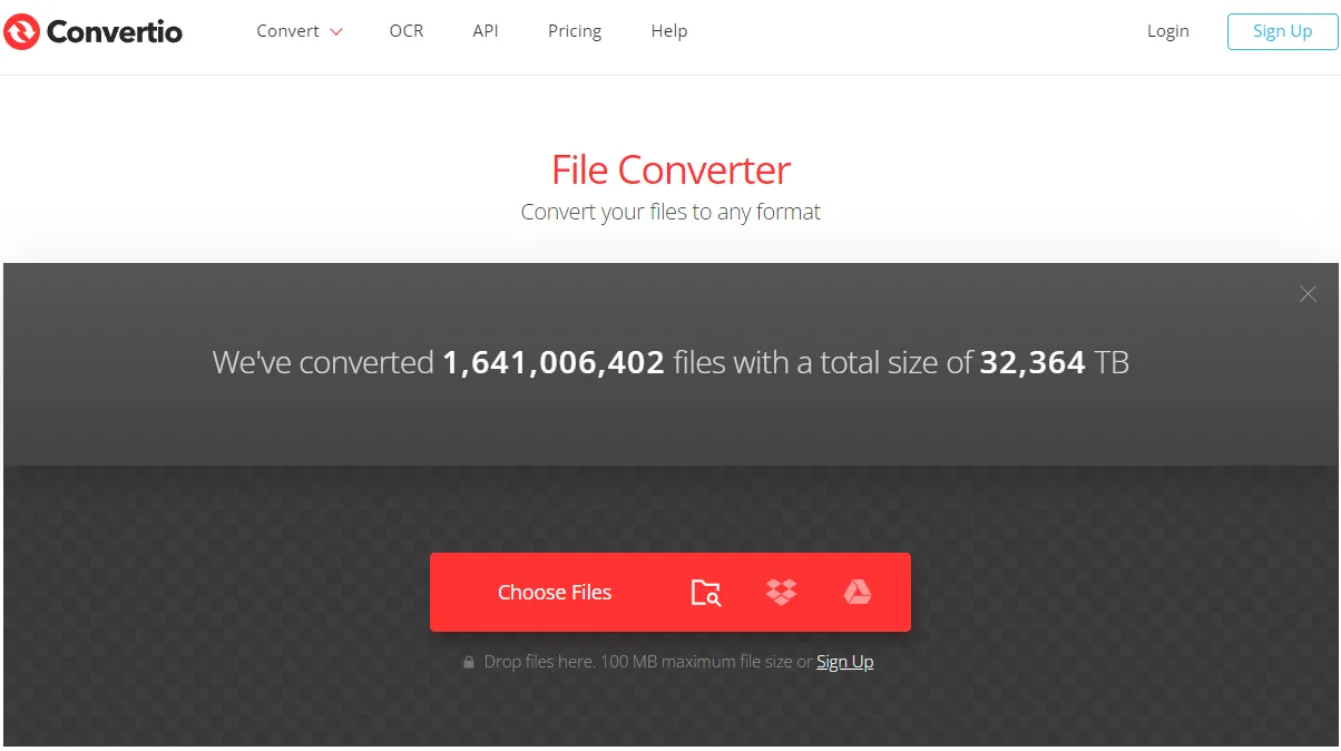 Convertio converti da pdf a tiff