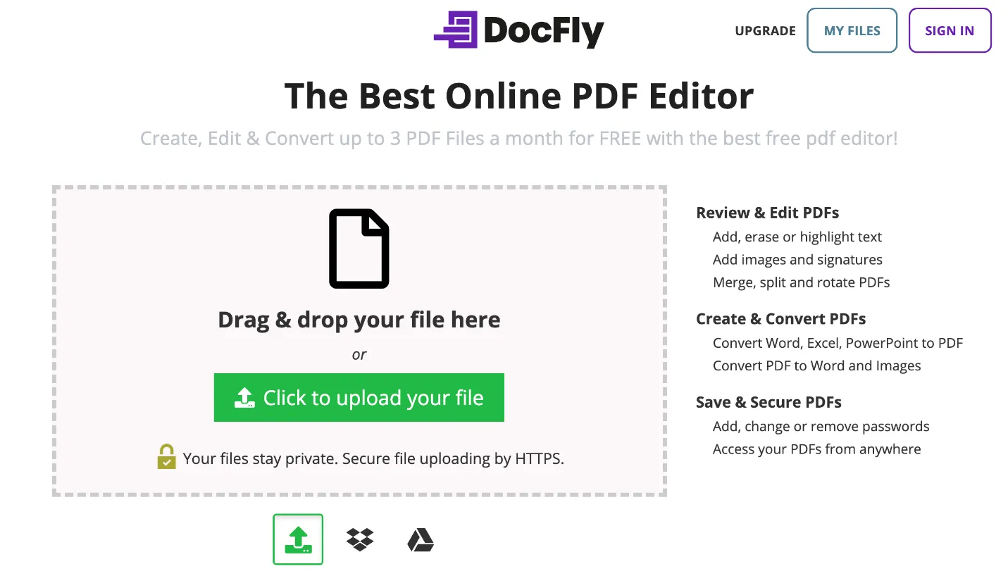 Convertitore da PDF a PNG: DocFly