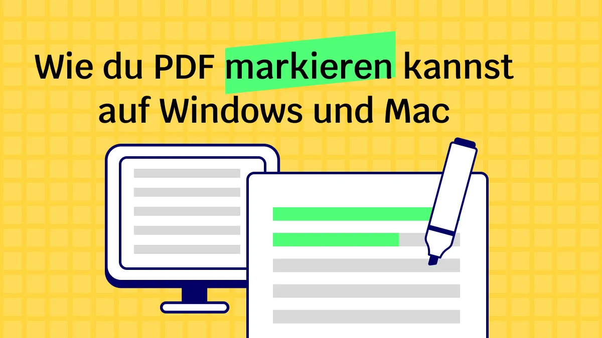 Wie du PDF  markieren kannst - 5 verschiedene Wege