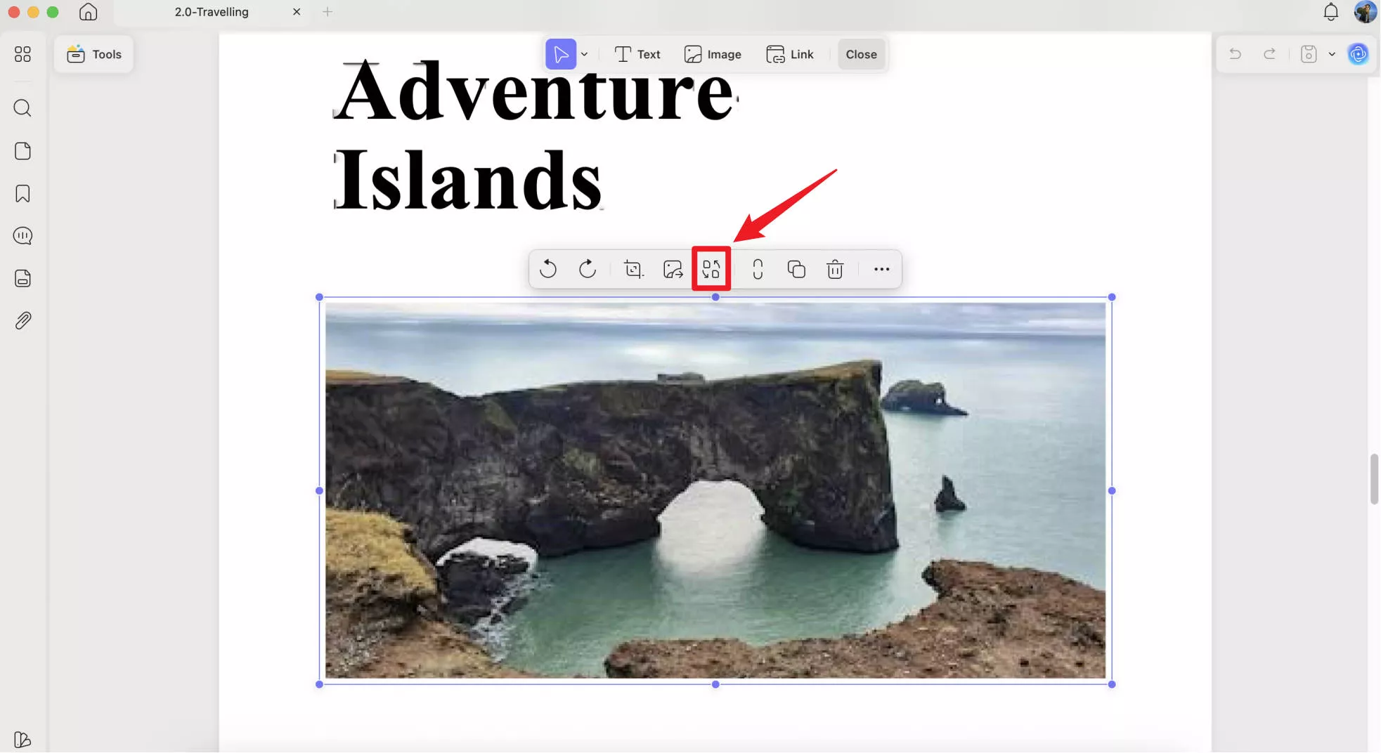 replace image in pdf on mac