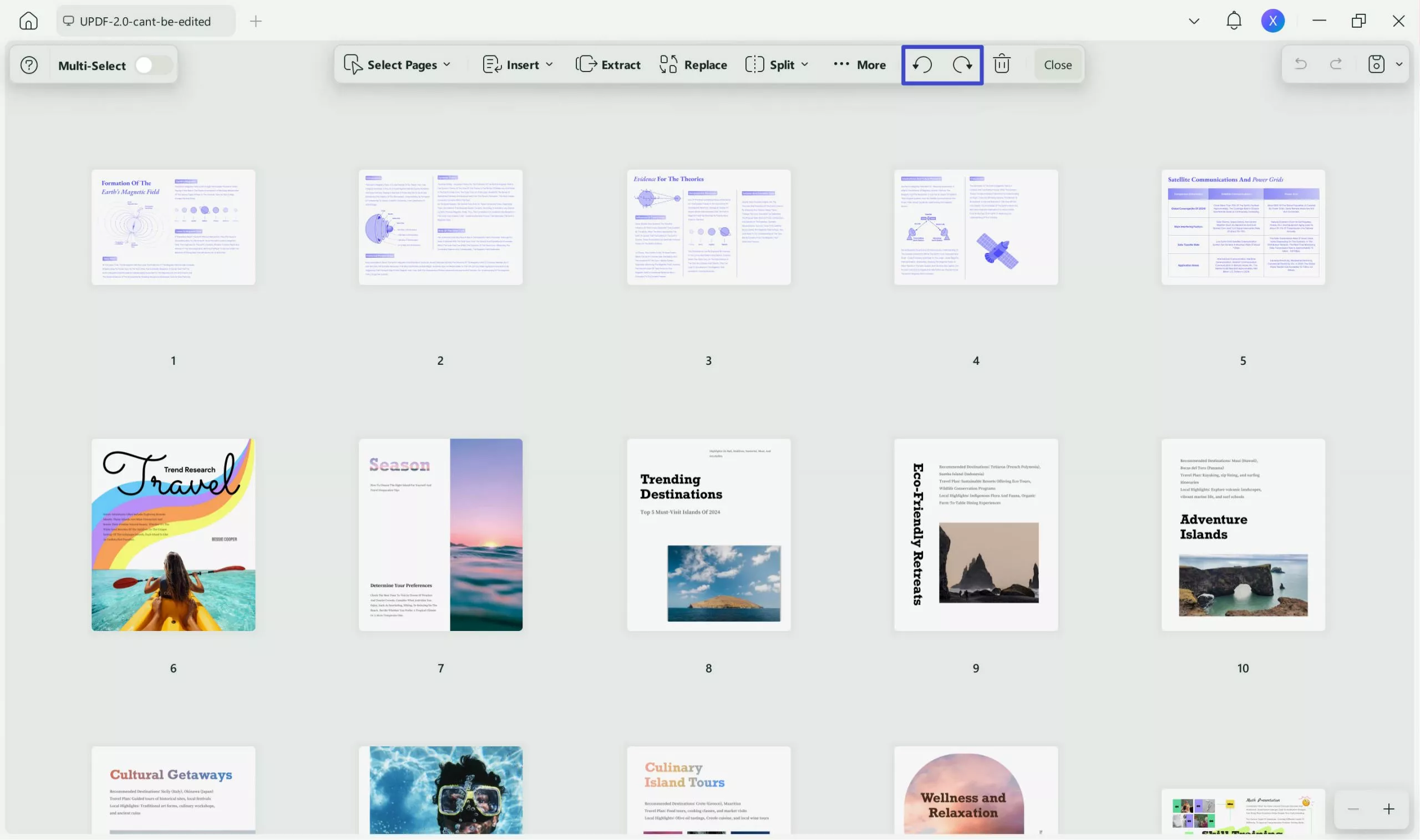 rotate the pages how to rotate picture in pdf