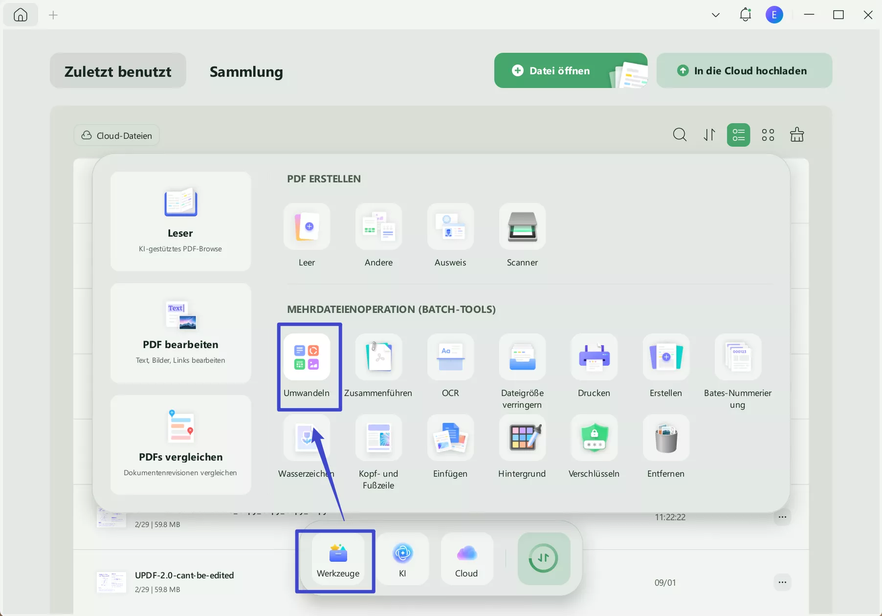 PDF im Stapel in Word konvertieren
