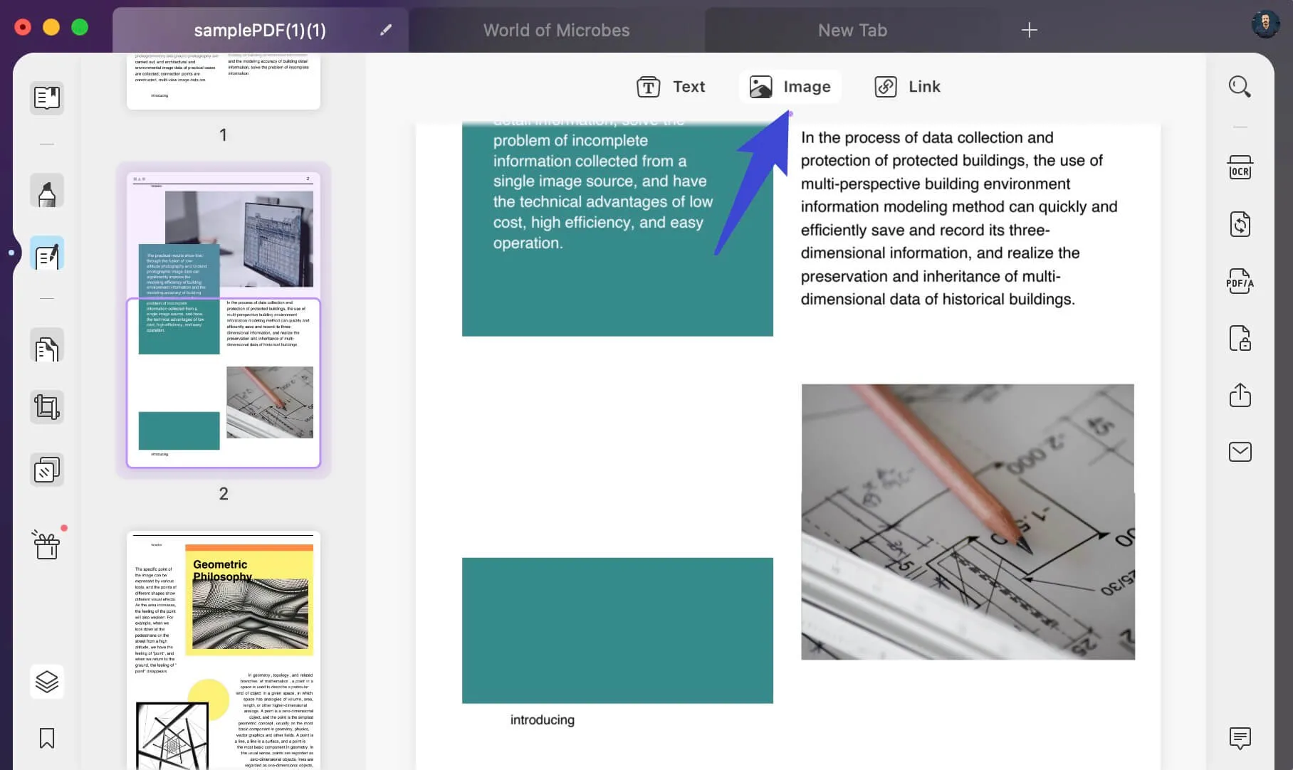 Ajouter une image au PDF sur Mac
