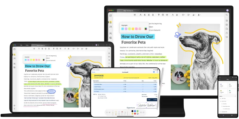 leggere pdf in windows, mac, iOS e android