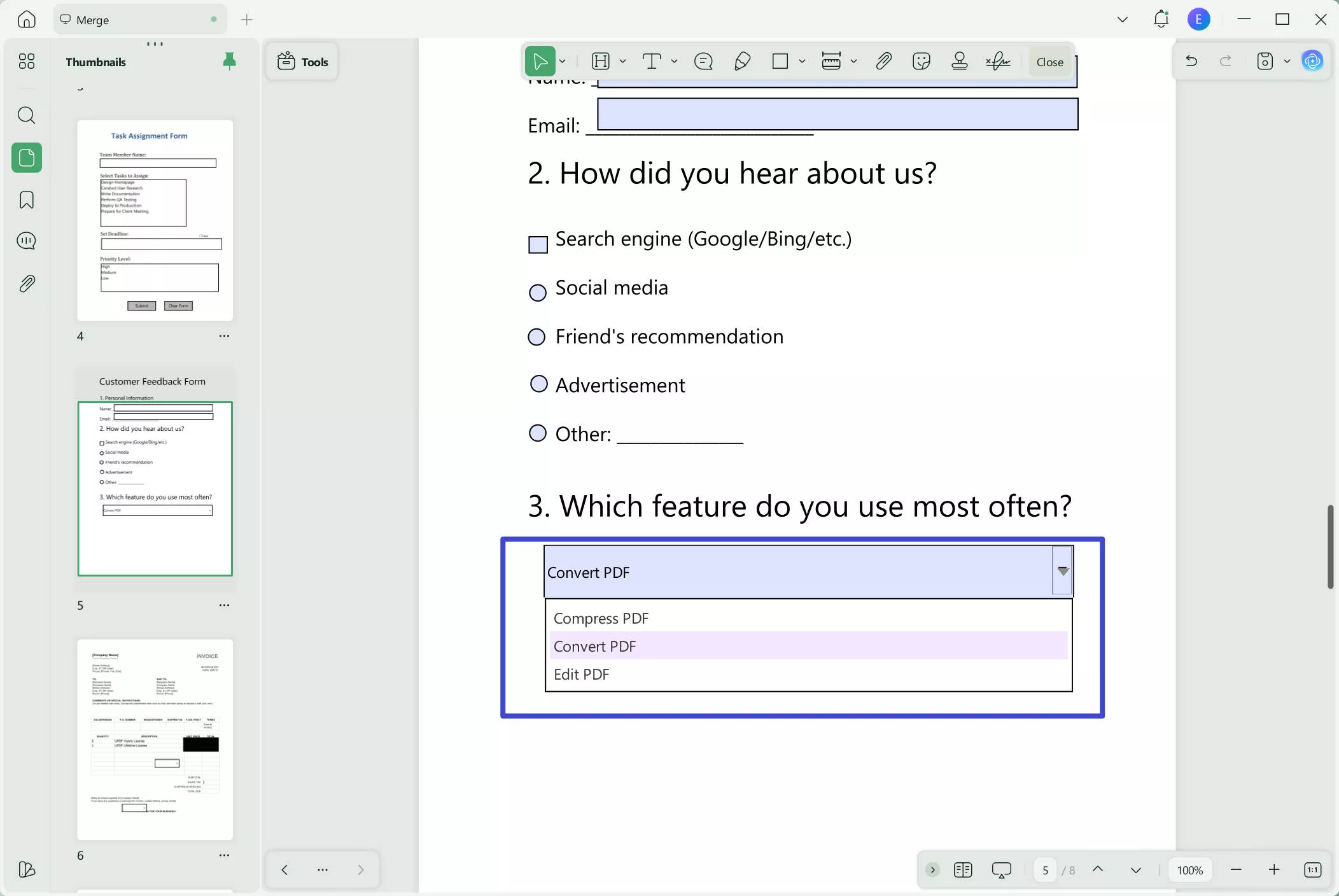 how to fill out a PDF form