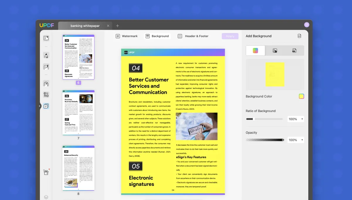 modificar fondo pdf gratis