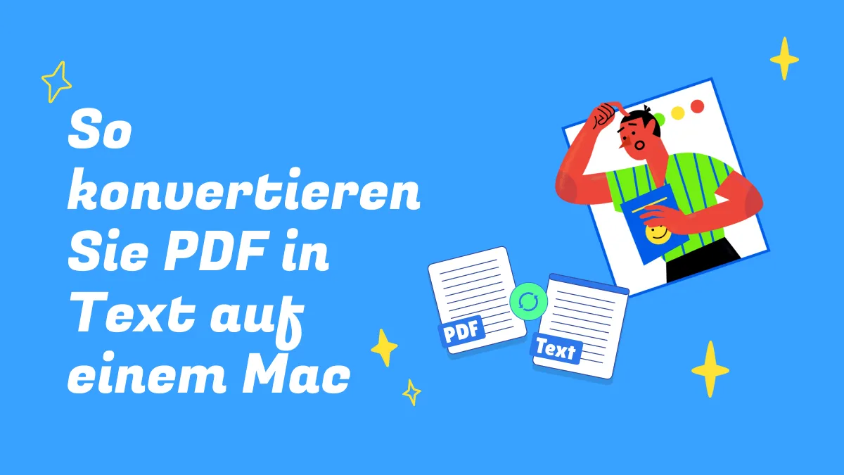 Wie Sie auf Mac PDF in Text umwandeln