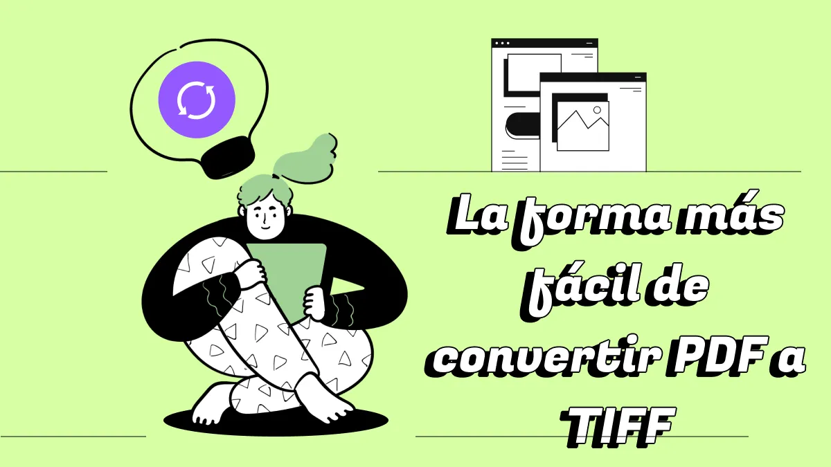 La manera más simple de convertir de PDF a TIFF