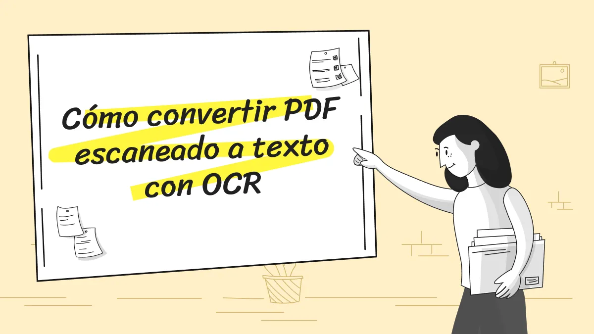 Cómo convertir un PDF escaneado a texto con OCR