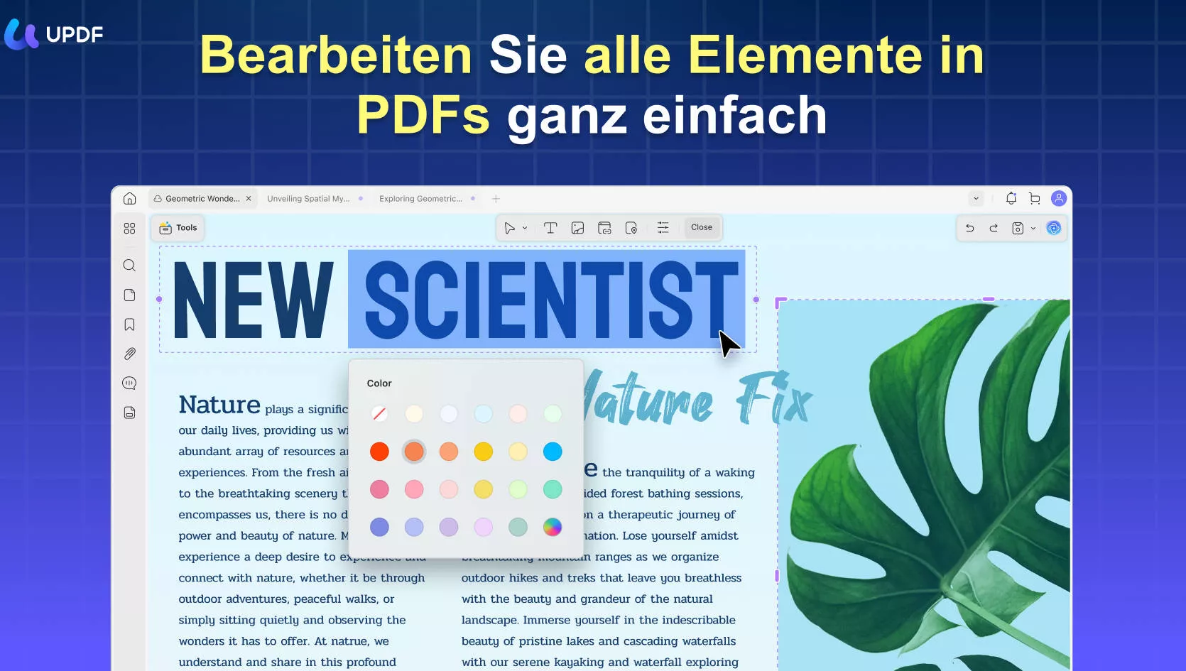 updf bearbeiten pdf Version 2