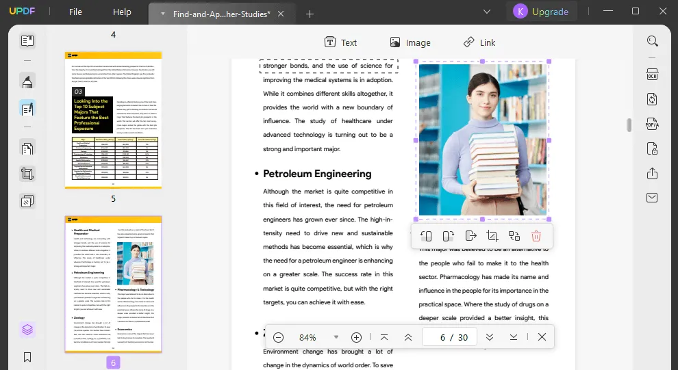 modify pdf online free with updf