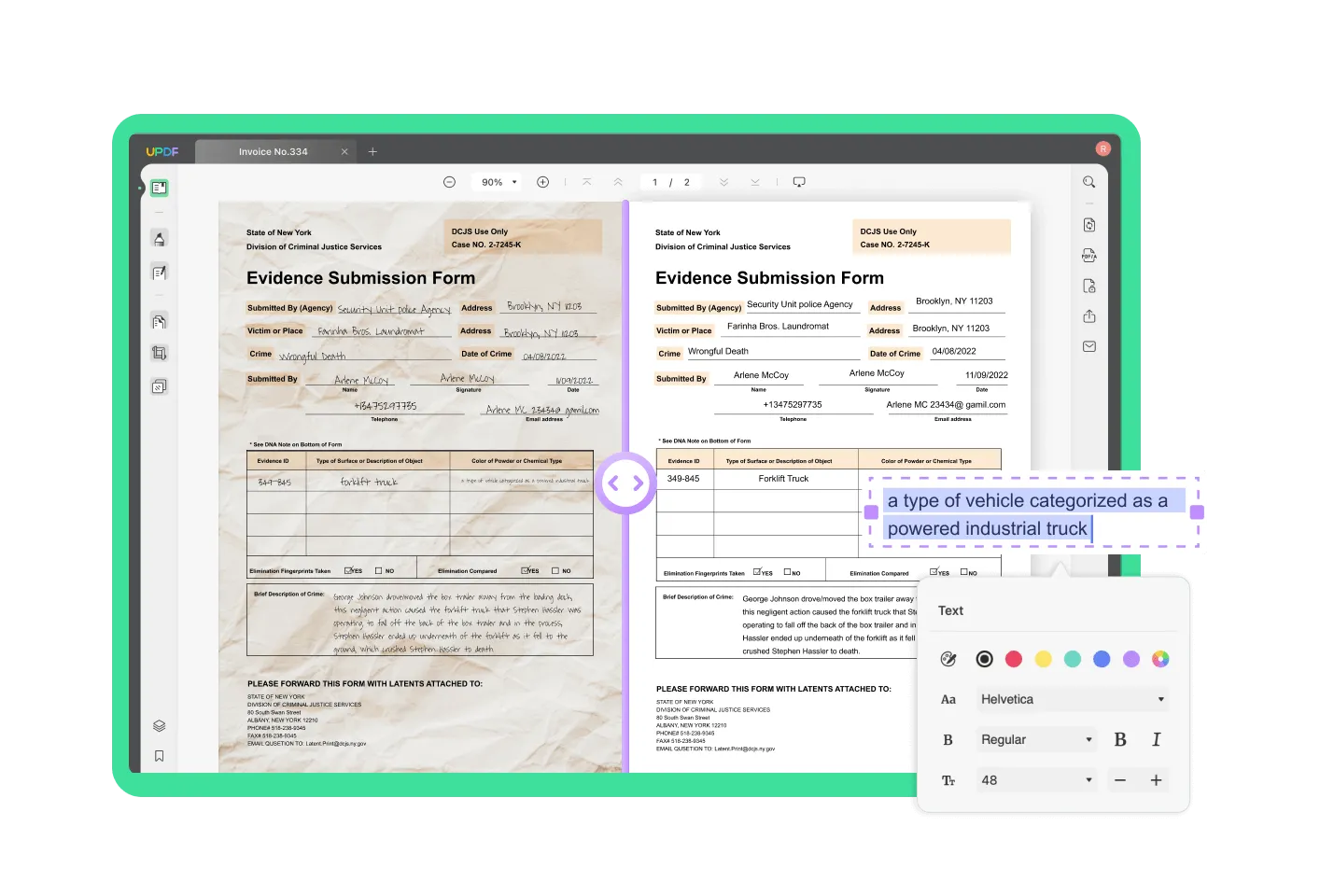 función ocr ilovepdf vs updf