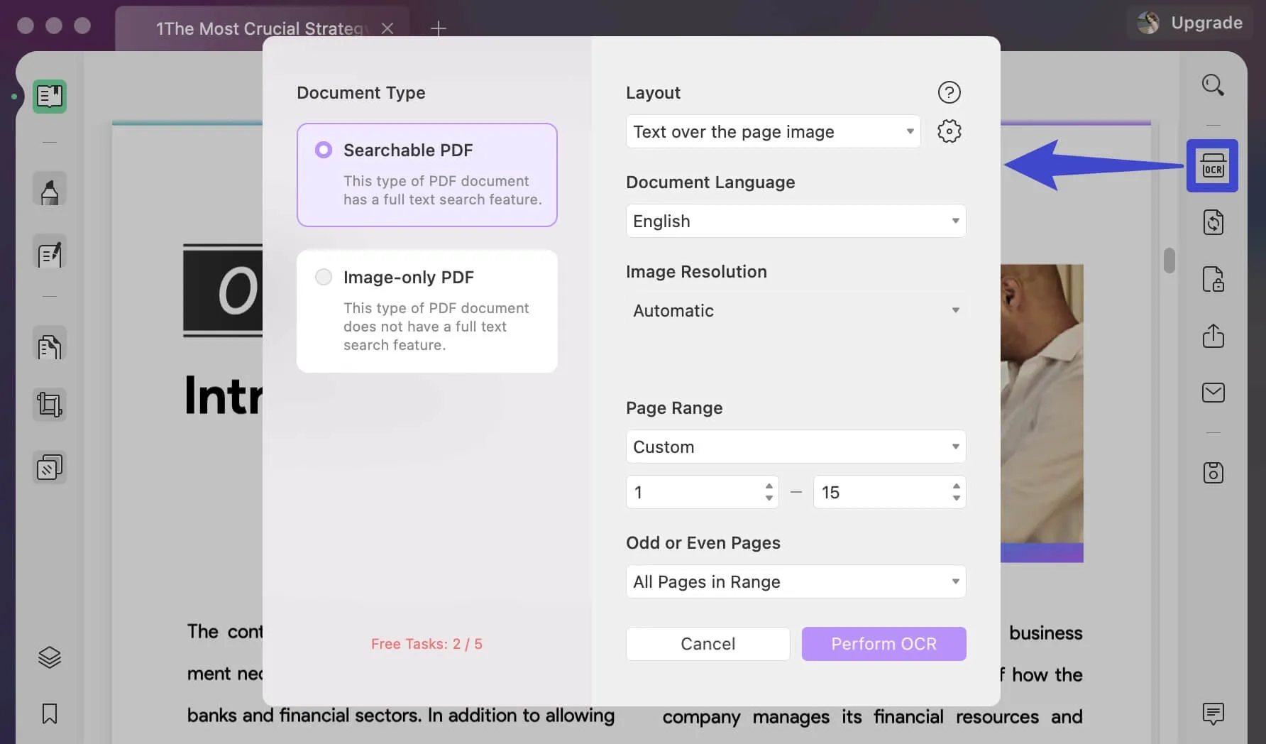 png to pdf with ocr