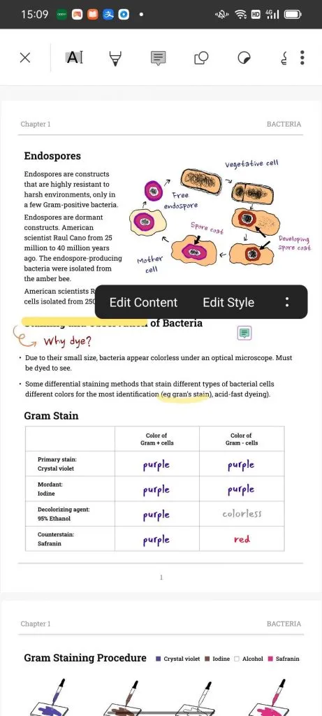 draw on pdf android and edit comment