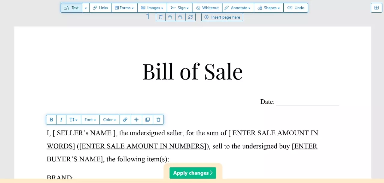 change pdf text online with sejda