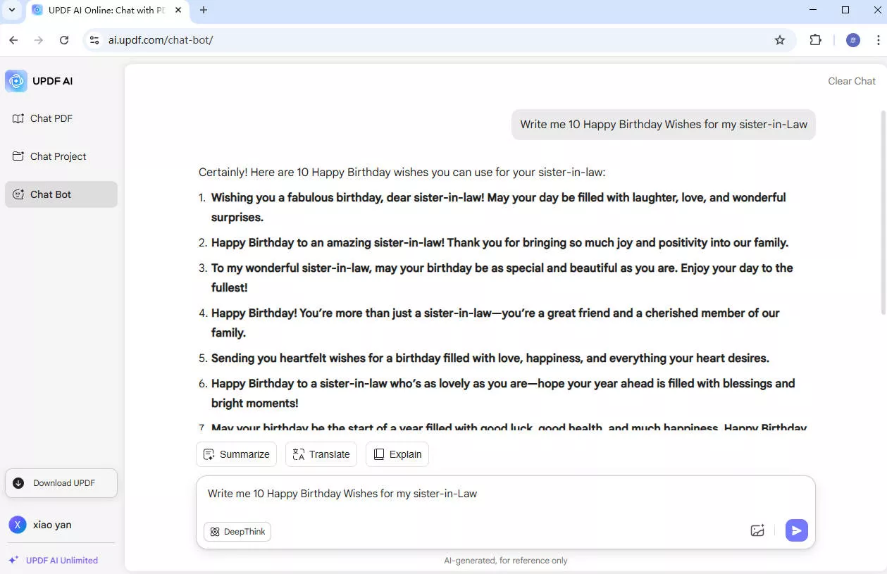 birthday wishes for sister in law