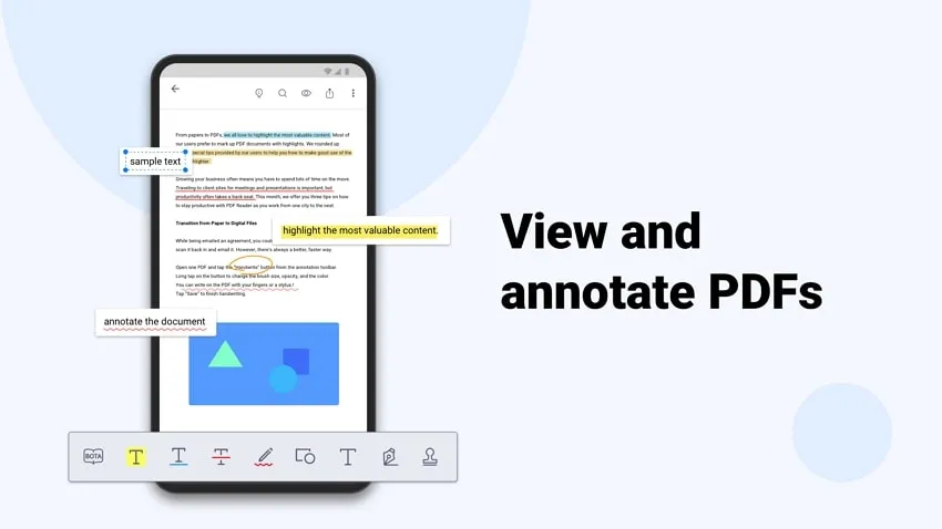 PDF Annotator-App für Android PDF Reader