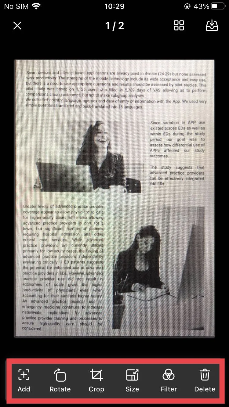 como salvar foto em pdf no iphone
