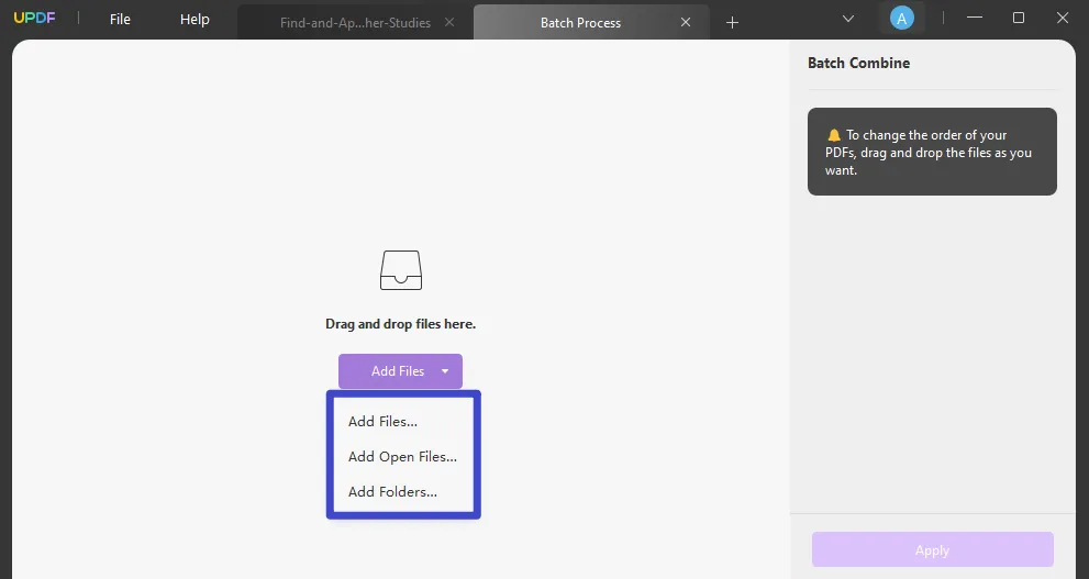 merge png to pdf to insert files