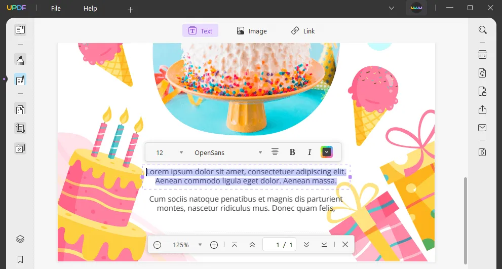 إضافة نص إلى أمنيات عيد ميلاد الأم من ابنتها