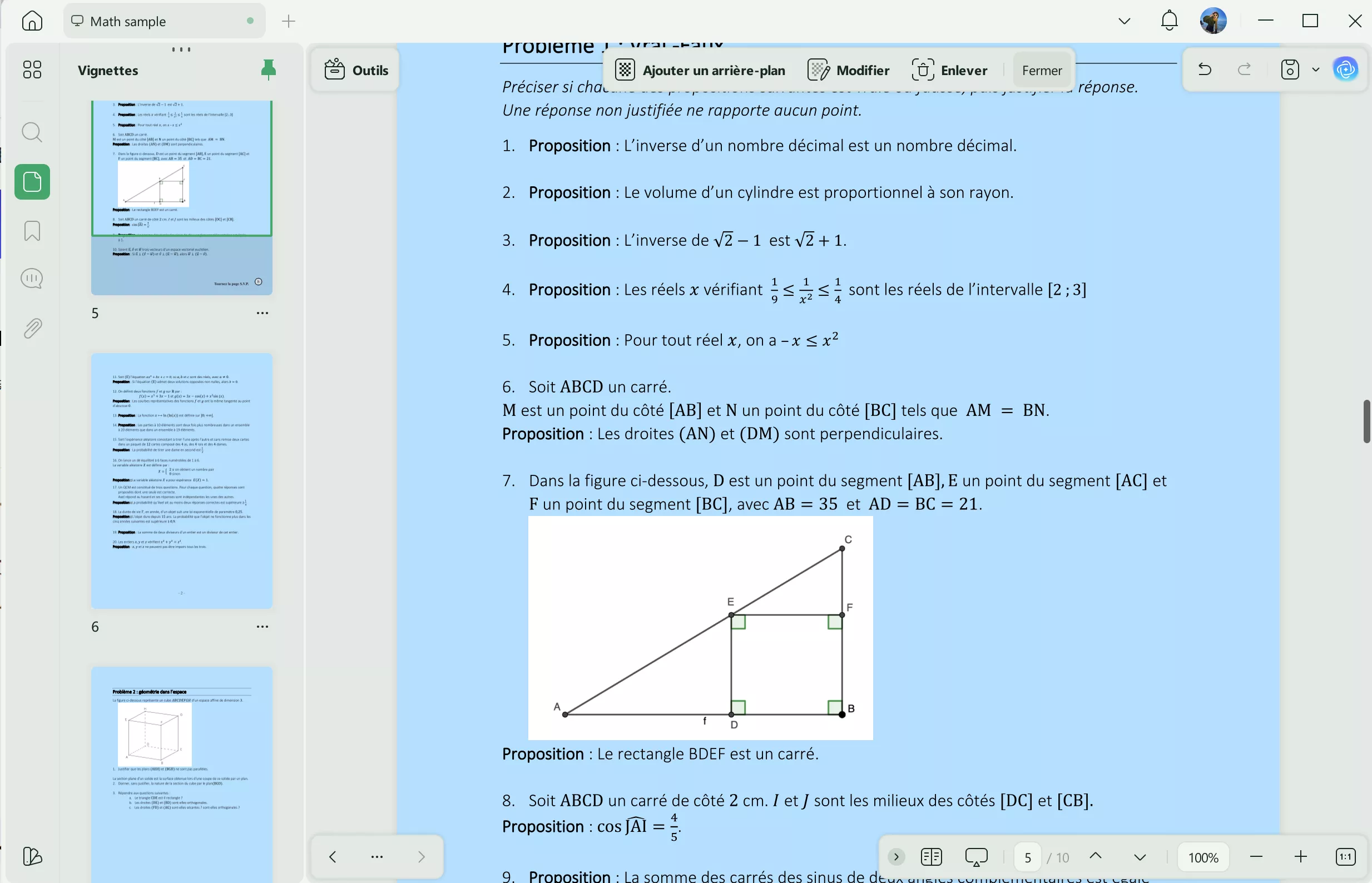 supprimer arrière-plan pdf