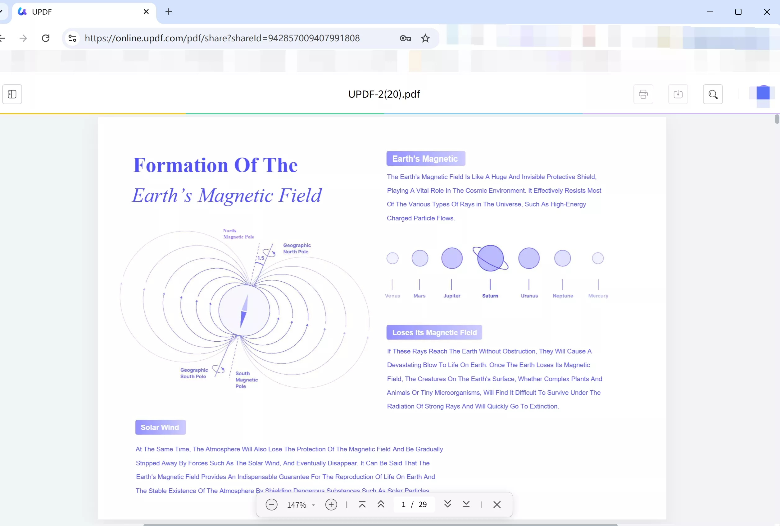 Compartilhe pdfs somente leitura com outras pessoas via link
