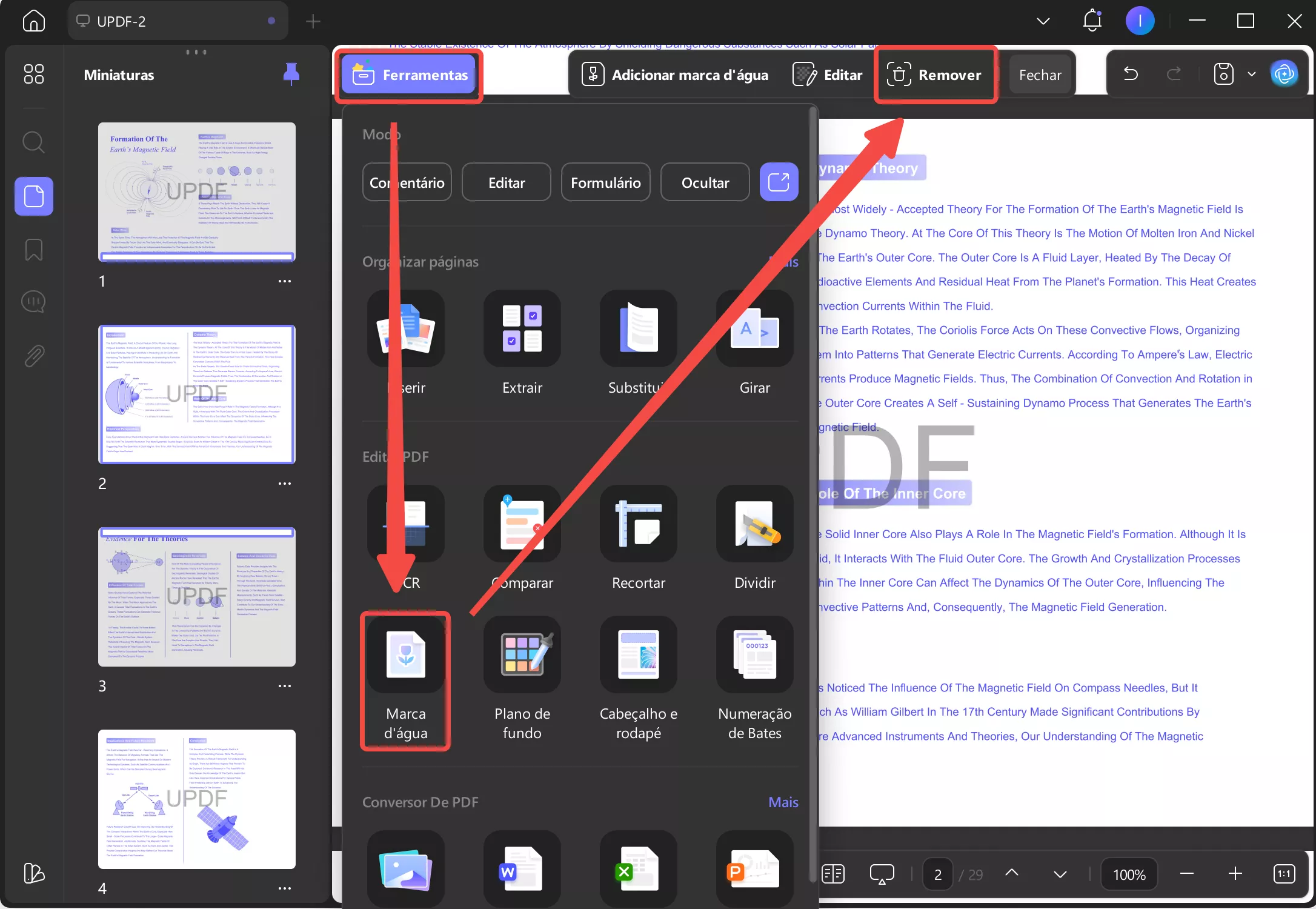 removedor de marca d'água pdf