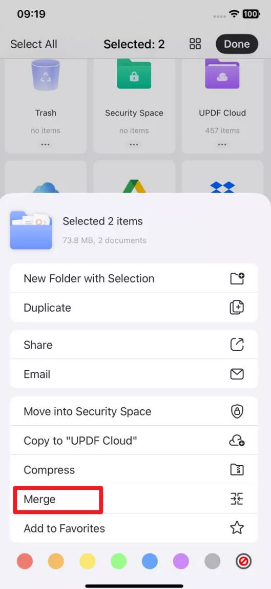 combine png into one pdf on ios