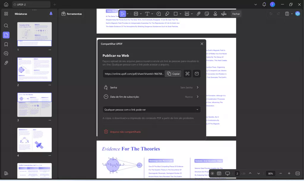 criar um link para um arquivo pdf