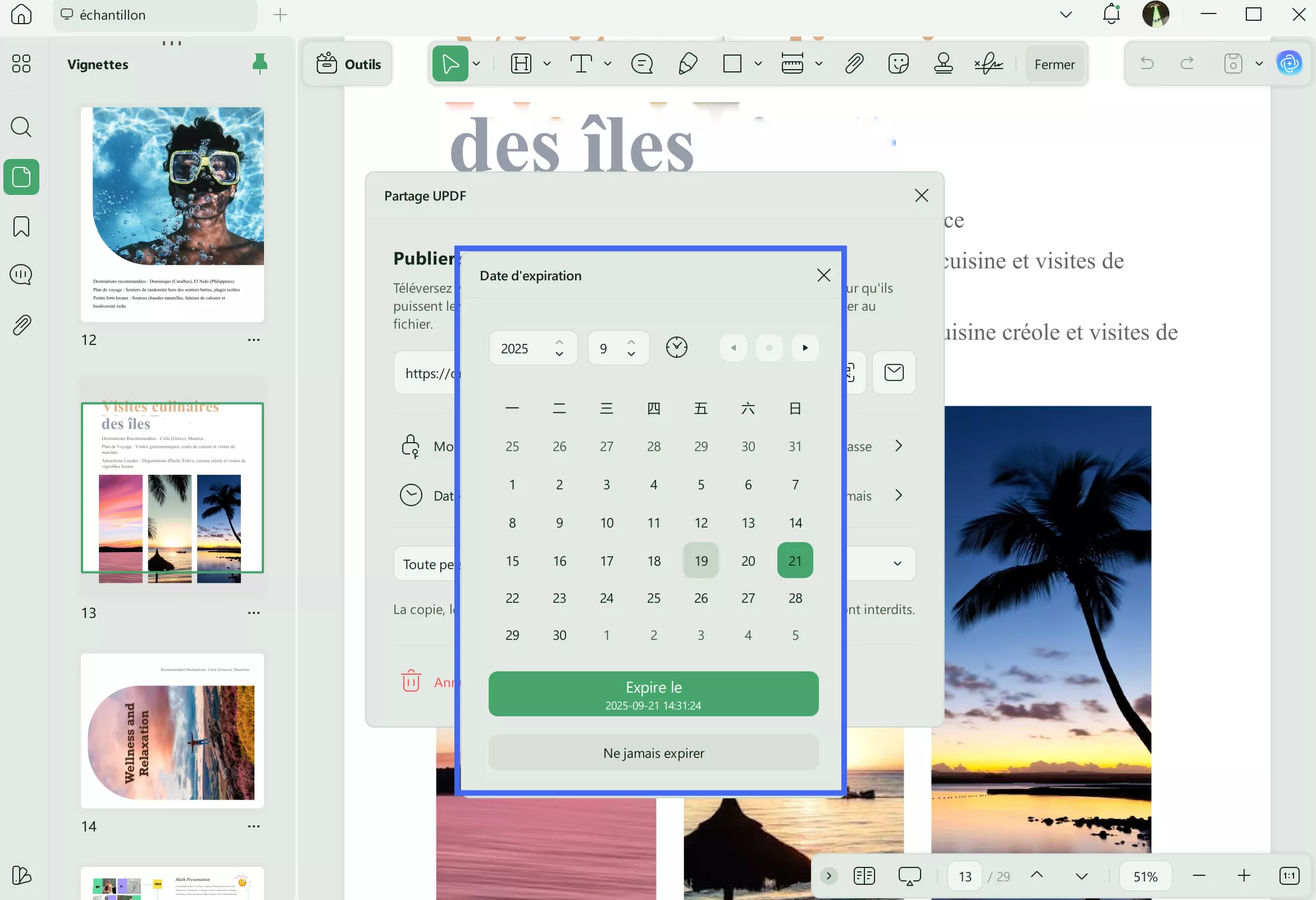 créer un lien url pour pdf