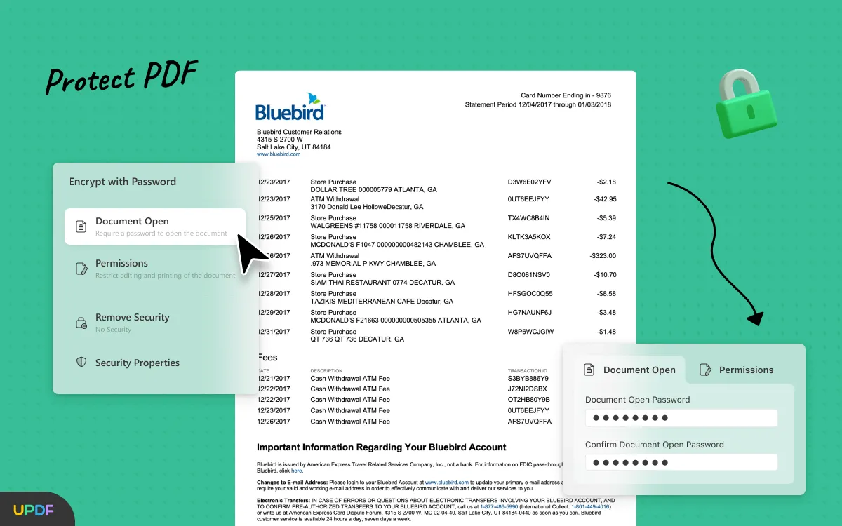 protect pdf with password