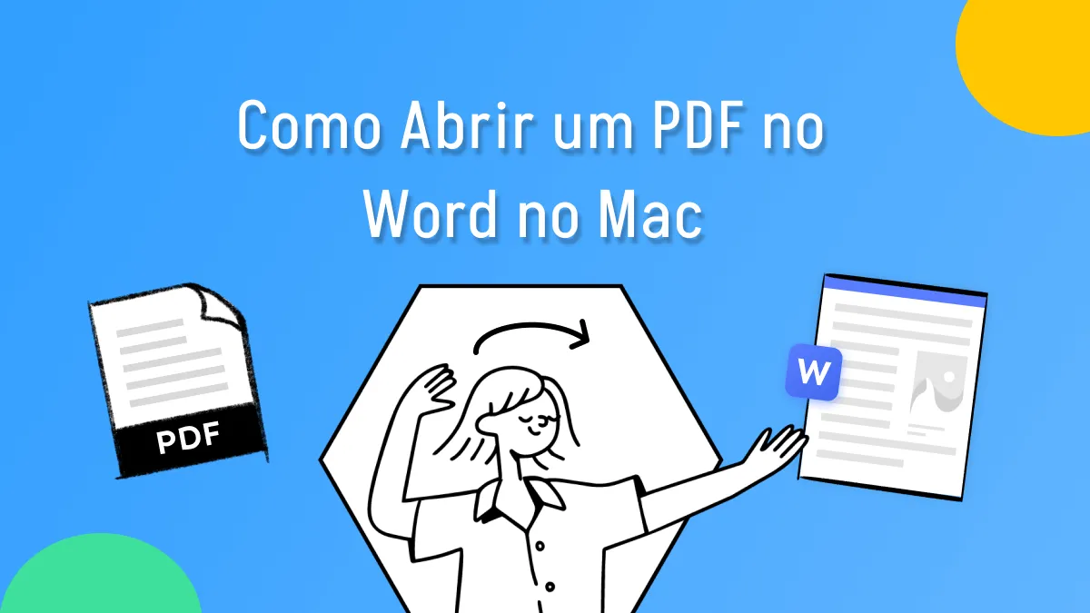 Como Abrir PDF no Word no Mac